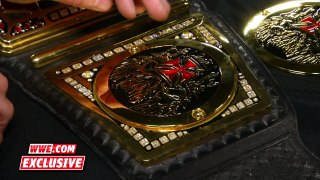 Triple Hs custom plates are applied to the WWE World Heavyweight Title: January 25, 2016