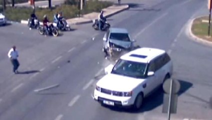 Trafik kazaları MOBESE kameralarında