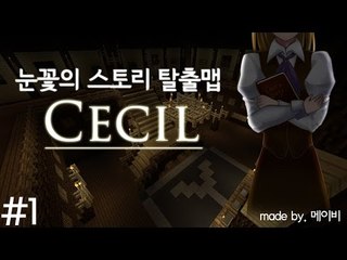 양띵TV눈꽃 [ 마인크래프트 스토리 탈출맵 세실 - 1탄 ]