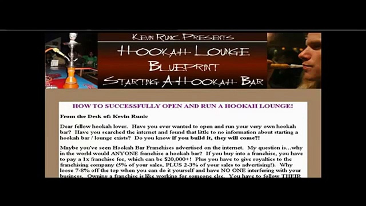 Fastest technique to Hookah Bar Blueprint Review -- Is it a Scam?