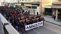 Manifestation en faveur des prisonniers politiques à  Corte