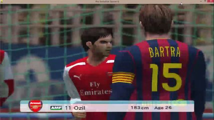 pes 2006 barcelona vs arsenal