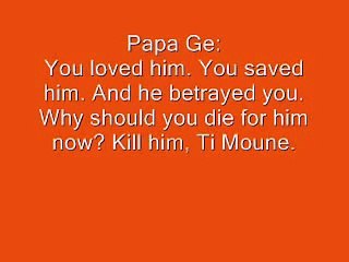 Once On This Island: Promises / Forever Yours - Reprise with lyrcs