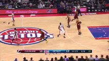 Andre Drummond Alley Oop Dunk Cavaliers vs Pistons Jan 29, 2016 NBA 2015 16 Season
