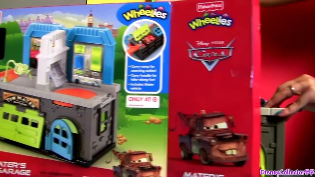 Wheelies Cars 2 Maters Garage Playset Radiator Springs Towing Shop Disney Pixar Rod Torqu
