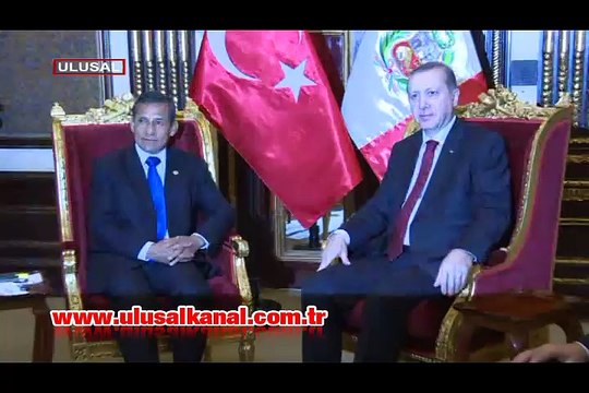 Erdoğan Peru'yu ziyaret eden İlk Cumhurbaşkanı oldu