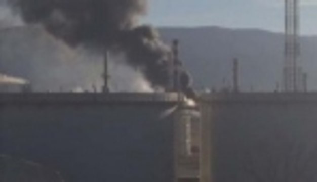 Tüpraş rafinerisinde yangın