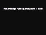 [PDF Download] Blow the Bridge: Fighting the Japanese in Burma [PDF] Online