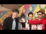 Jorge Blanco y el elenco de VIOLETTA cantando para Aula365y Kids News