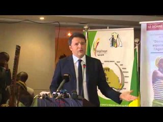 Renzi al Seminario del "Programme d'Appui au Développement Economique et Social"