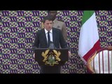 Ghana - Renzi interviene Renzi al Parlamento (02.02.16)