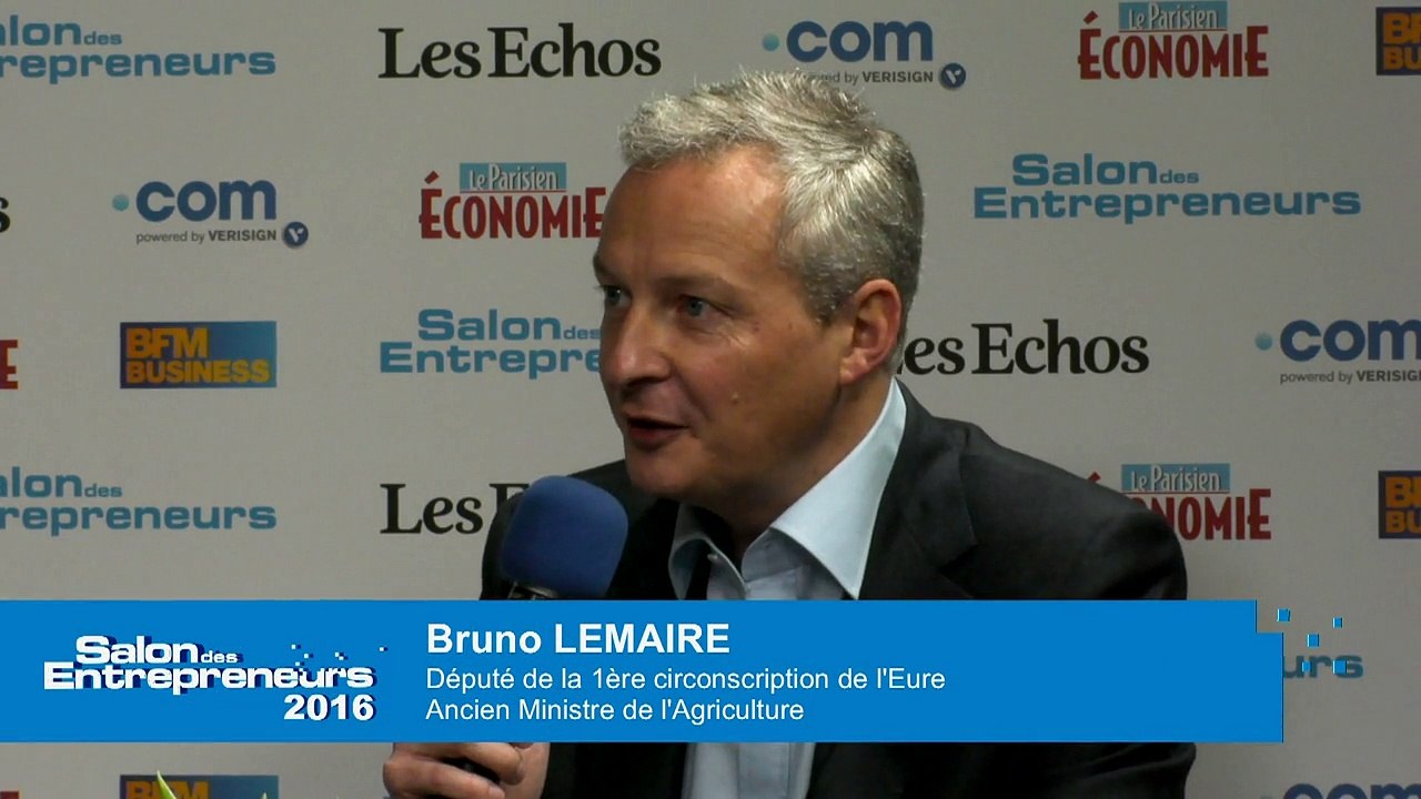 Salon des Entrepreneurs : Bruno LE MAIRE pour un "grand soir"