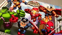 Play-Doh Superheroes Marvel Avengers Super Hero Squad Spiderman THOR HULK Wolverine IRON M