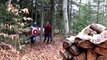 Spiderman & Avengers Hulk Iron Man Captain America Thor NERF VS Battle! Superhero Movie IN REAL LIF
