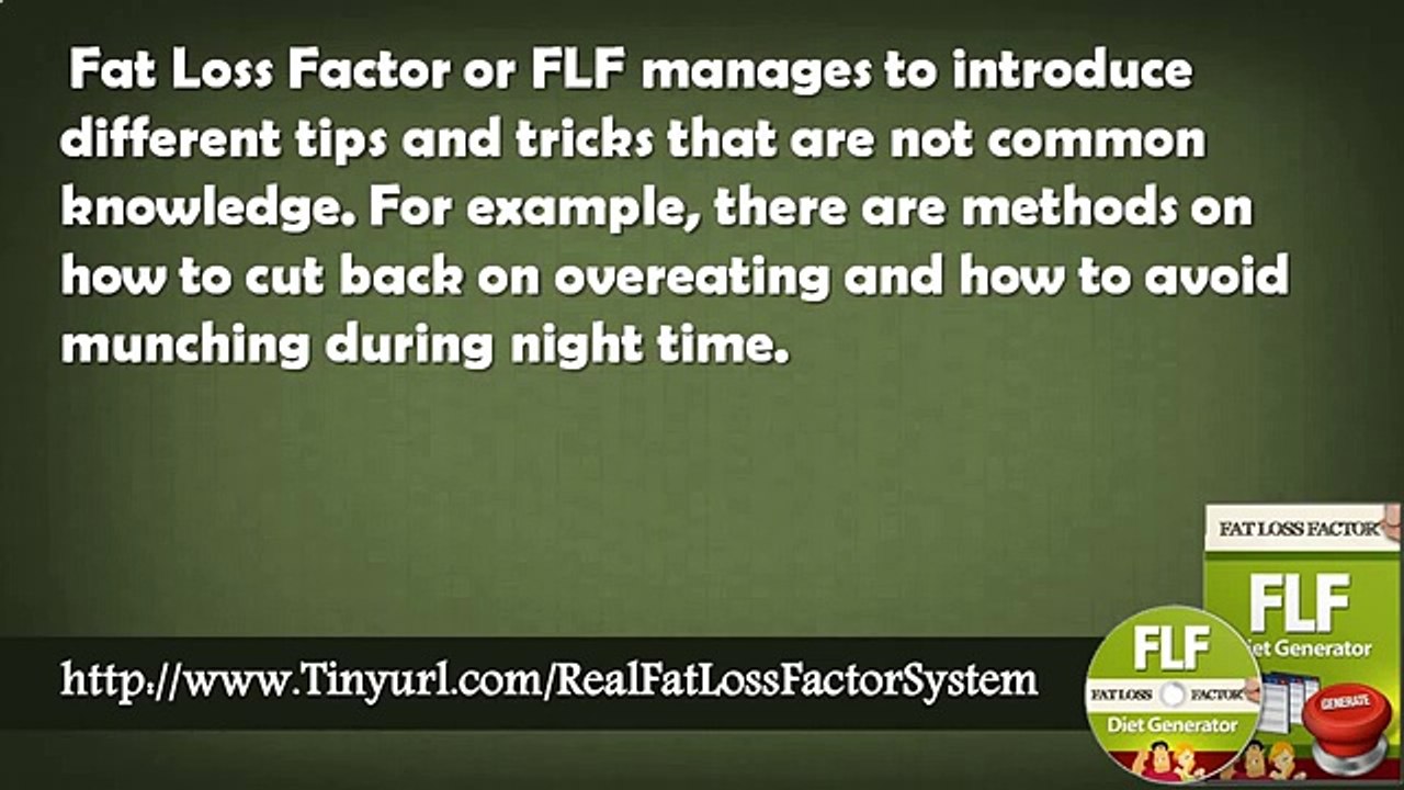 Fat Loss Factor System And Fat Loss Factor Program Does It Work