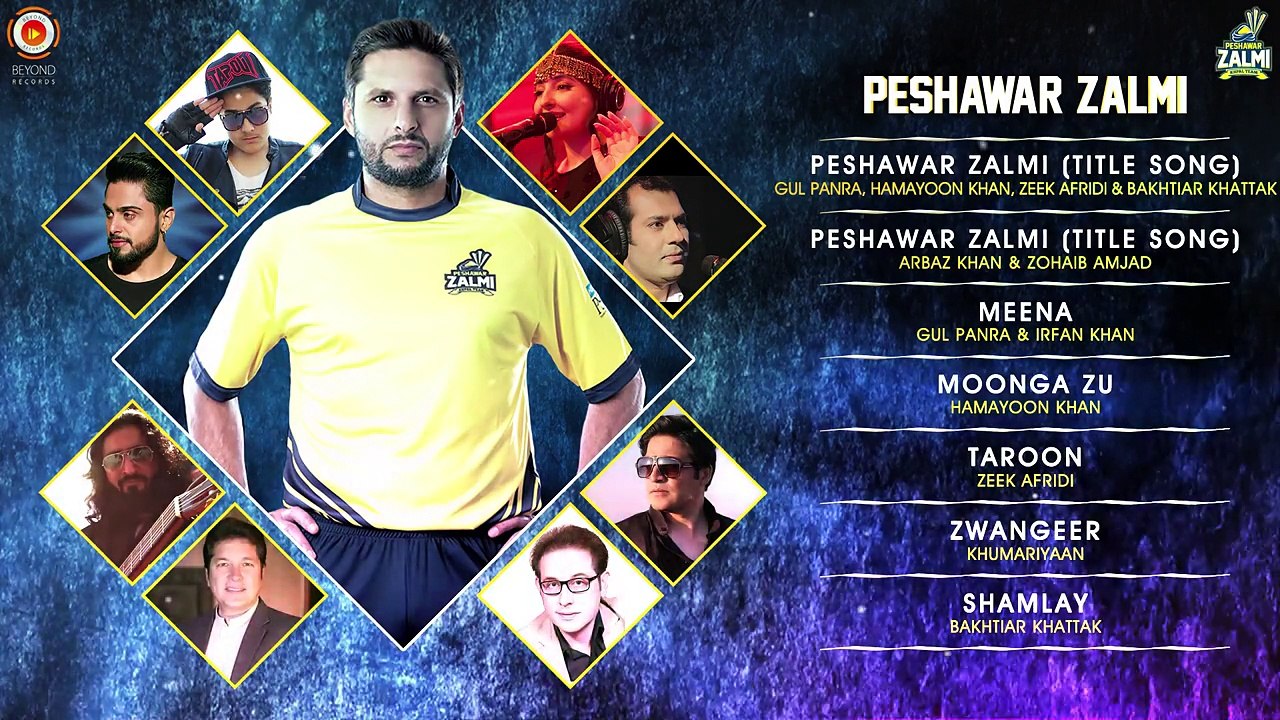 Shamlay Singer Bakhtiar Khattak Ziyad Khan Jafar Khan Jafar Pashto Peshawar Zalmi New Song 2016 HD 720p