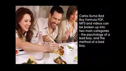 The Bad Boy Formula Program Carlos Xuma | Amazing The Bad Boy Formula Program Carlos Xuma