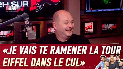 "Je vais te ramener la Tour Eiffel dans le cul" - C'Cauet sur NRJ