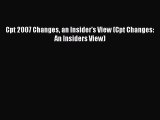 Cpt 2007 Changes an Insider's View (Cpt Changes: An Insiders View) Free Download Book