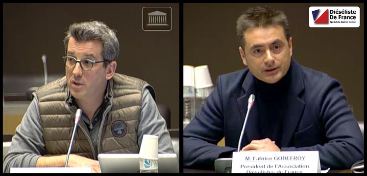 Audition à l'Assemblée Nationale de Diéséliste de France - Fabrice Godefroy / Yann Le Moal - 03.02.2016