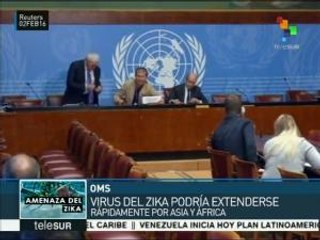 OMS informa que Zika podría extenderse rápidamente a África y Asia