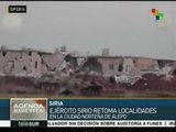 Ejército sirio repliega a yihadistas en Alepo y destruye 570 objetivos