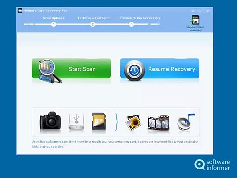 A quick look at Memory Card Recovery Pro
