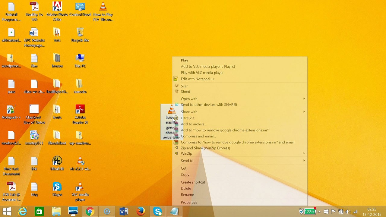 How to Convert Flv to mp4 using VLC Media Player ?