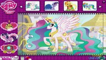 My Little Pony Friendship is Magic Princess Celestia Co-Ruler of Equestria in Castle Creator Game