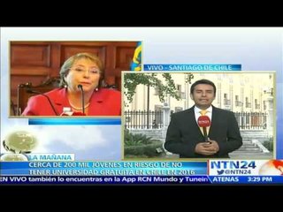 Michelle Bachelet reitera que educación será gratuita en Chile pese a fallo adverso