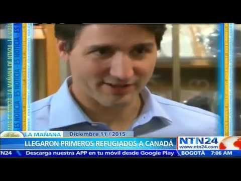 Llegan a Toronto los primeros 163 ciudadanos sirios que serán acogidos por el Gobierno canadiense
