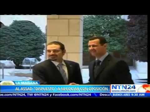 Bashar al Asad asegura estar dispuesto a negociar la paz con la oposición, pero no con terroristas