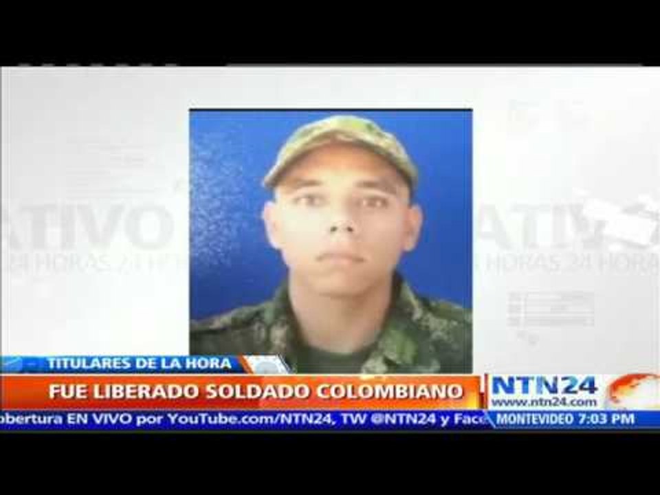 MinDefensa de Colombia confirma la liberación del soldado Jesús Rojas, secuestrado por las FARC
