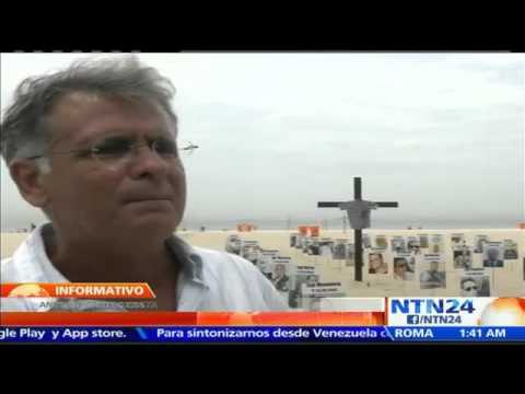 ¡Protesta simbólica! Familiares y colegas homenajean en playas de Río de Janeiro policías asesinados