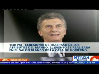 Argentina se prepara para la juramentación presidencial de Macri con la ausencia de Fernández