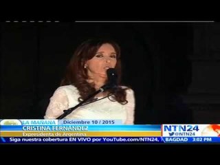Cristina Fernández llamó a defender las políticas de su Gobierno durante masivo acto de despedida