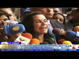 En Venezuela difieren audiencia preliminar de Antonio Ledezma y Manuel Rosales