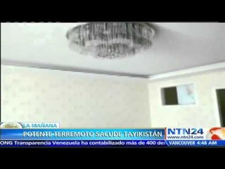 Sismo de magnitud 7.2 sacude la república centroasiática de Tayikistán