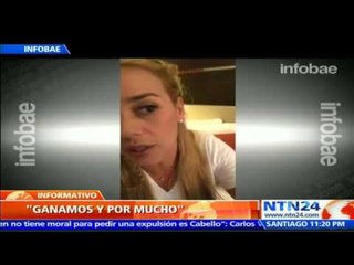 "Ganamos y ganamos por muchísimo": el esperanzador mensaje de Lilian Tintori sobre resultados del 6D