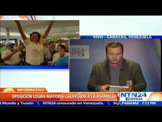 CNE actualizó los resultados del 6D y oficializó mayoría calificada de la oposición