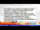 “El pueblo anhela un cambio, vamos a demostrarlo en las urnas”: Leopoldo López