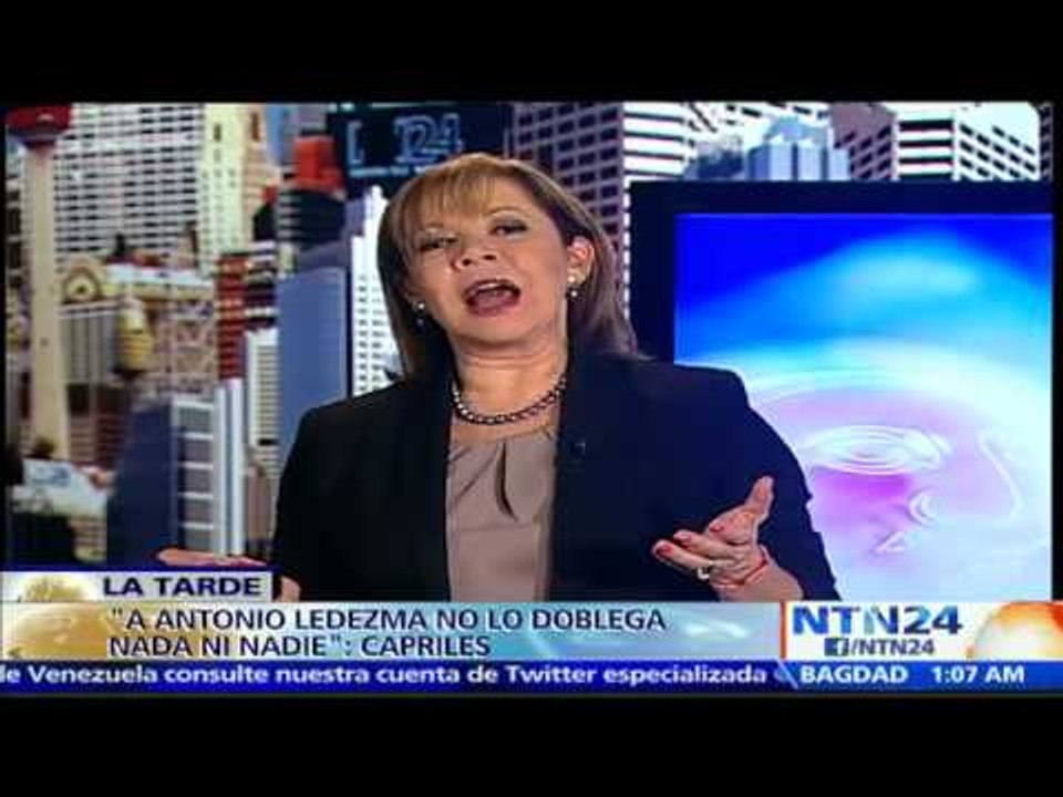 A Antonio Ledezma “no lo doblega nadie”: Mitzy Capriles a NTN24 tras aplazamiento de audiencia