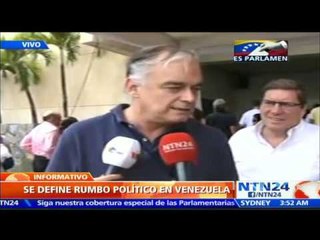 Eurodiputado acompañante de las elecciones del 6D califica jornada como “impecable” hasta el momento