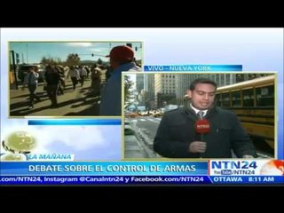 Critican a autoridades que se niegan a debatir control de armas en EE.UU.