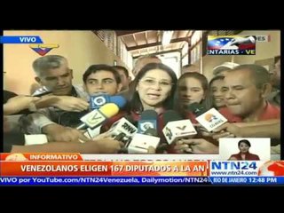 "Para nosotros es un día muy especial, un día de fiesta”: Cilia Flores tras votar