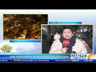 Acciones de Hollande tras los atentados del 13N aumentaron la popularidad del mandatario en un 50%