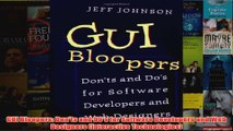 Download PDF  GUI Bloopers Donts and Dos for Software Developers and Web Designers Interactive FULL FREE