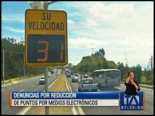 Denuncias por reducción de puntos por medios electrónicos