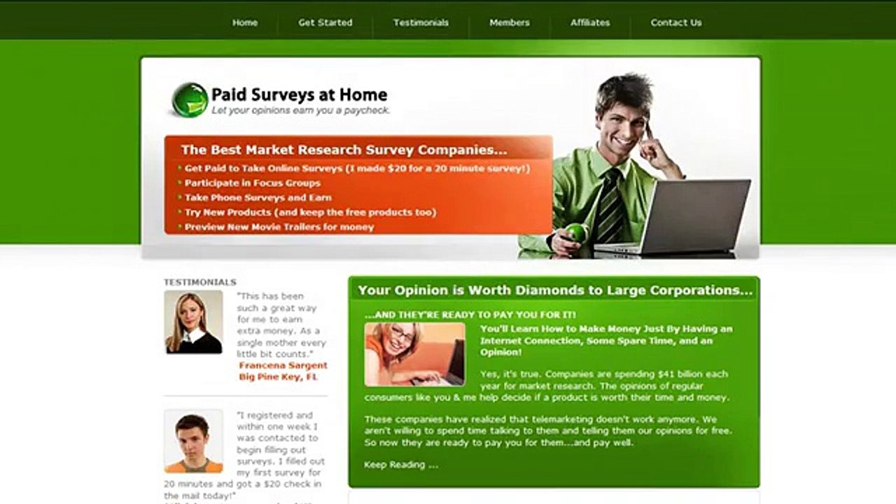 Make Money and Getting Started With paid surveys at home