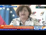 Presidenta del CNE denuncia supuesto intento de fraude electoral por falsificación del tarjetón